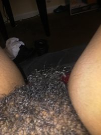 Huge Afro Bush and panties