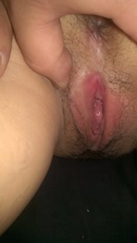 A friend's hot pussy.  Man it is tight.