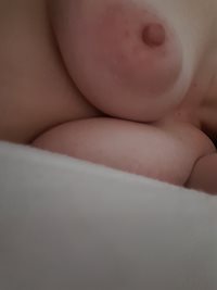I really want my tits to be played with and I want to be fucked