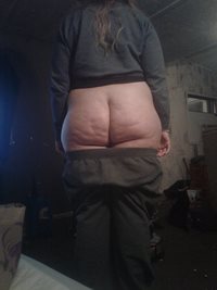 Wifey big fat cellulite butt