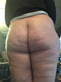 Wifeys cellulite ass..such a big fat wide butt
