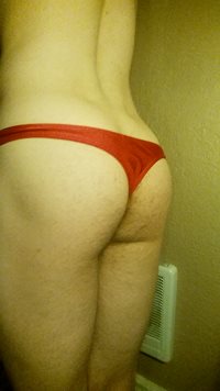 My cute red thong