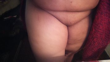 Smooth pussy in between these thick thighs...can u handle it?..assume the p...