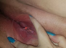 Going to eat this pussy now. Slimy pussy cum