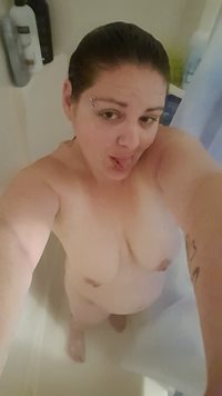 Shower fun today