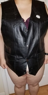 Leather for riding bike or cocks :)