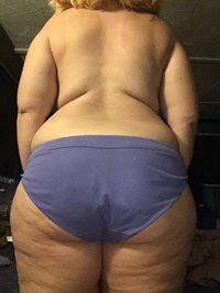 Wife big fat cellulite ass ...