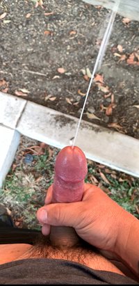 Firing off ropes of cum