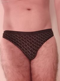 My sissy cock in panties.