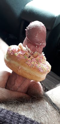 Do you fancy a quick nibble on my doughnut...?