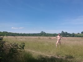 fells so good being nude outdoors