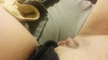 Just a friend showing us her clit