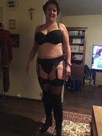 my wife in stockings. what do you think?