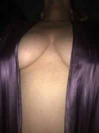My friend in her robe