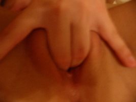 Getting ready for my cock and my load