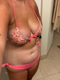 Love wearing a bathing suit that barely covers me. Maybe if I fall out, my ...