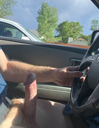 Having my cock out in public makes me so hard!  What do you think?