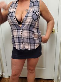 My wifes outfit last Saturday.  So sexy!