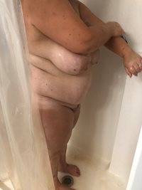 I had a guest to watch me take a shower.  He took a few photos