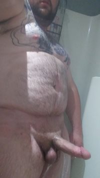 Its Shower Time from limp to hard in running water