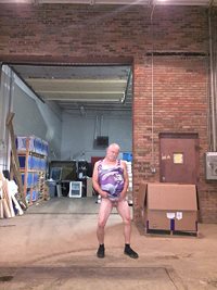 at the office in garage just hoping to be caught and forced to suck
