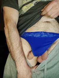 Mmmmmm my friends sexy silky panties. Hard to keep in it.