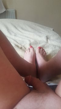 My feet and cock
