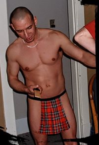 the thong Kilt party dare