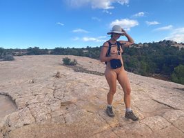 We both hiked naked for nearly 2 hours. Not another person in sight!