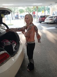 Topless at the town center mall in Boca Raton FL