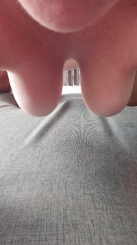Hangers while getting fucked from behind