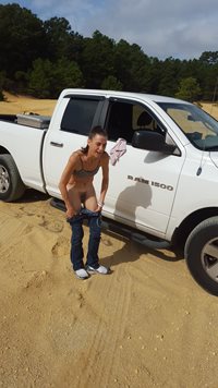 Stripping at the sand pits