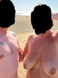 Nude bathing in Maspalomas