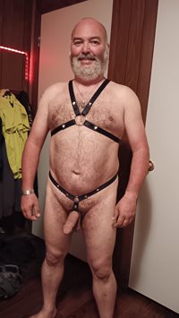 I recently bought myself a harness, and my beautiful Whore ejleather took t...