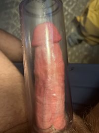 Tried out one of those penis pumps, pretty cool, what do you think?