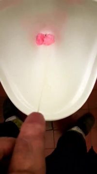 An 19 yo classmate is pissing and let me make video