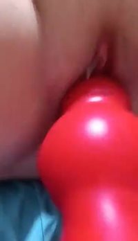 big toy in my pussy