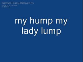 my hump my lady lump