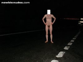 Another of me naked in the road