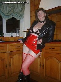 More of my wifes transformation in to Suzie the slut, dressed as a street w...