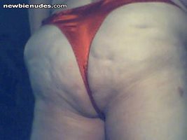 my butt in my red thong