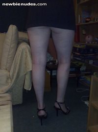 ready to go out in my dress...