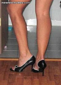One of my sluts showing off her sexy new shoes