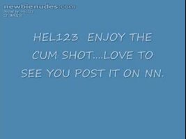 thanks for the cum