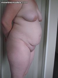 Now 4 months preg. Is it starting to show? Compare it to the other pics ove...