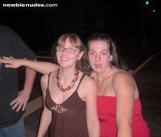 Me and a friend. Does this dress show off my breasts nicely?