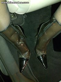 Now i need to find a guy to lick my boots. They got wet from the peeing! An...