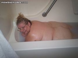 me in the tub