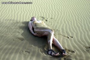 The sand gets everywhere, lol.