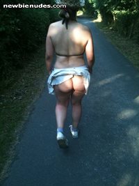 Its ok not to wear knickers in the wood isnt